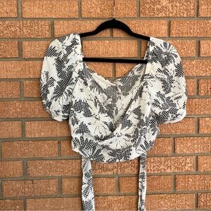 Free People Wrap Crop Top